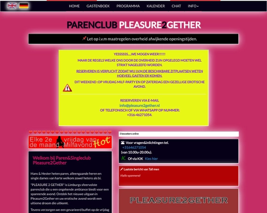 Parenclub Pleasure2Gether Sittard Logo